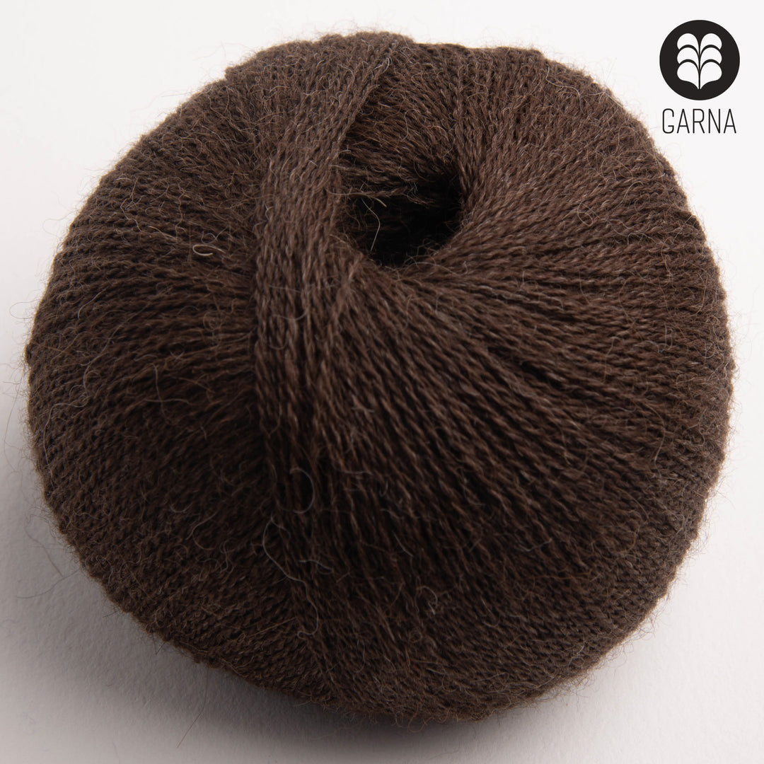 GARNA Alba Babyalpaka: 290 Mørkebrun