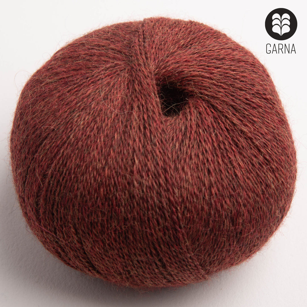 GARNA Alba Babyalpaka: 470 Meleret rød okker