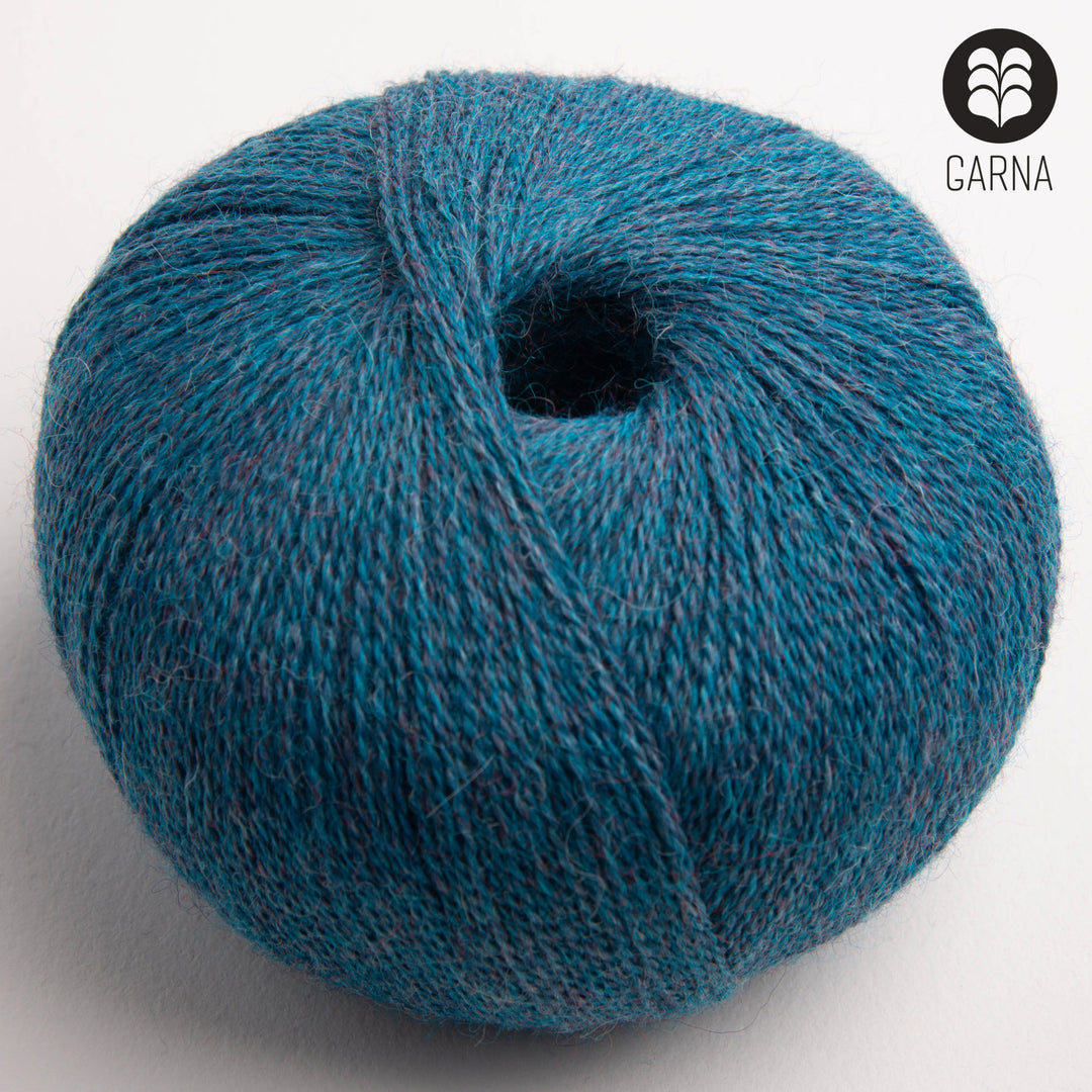 GARNA Alba Babyalpaka: 665 Mørk turkis