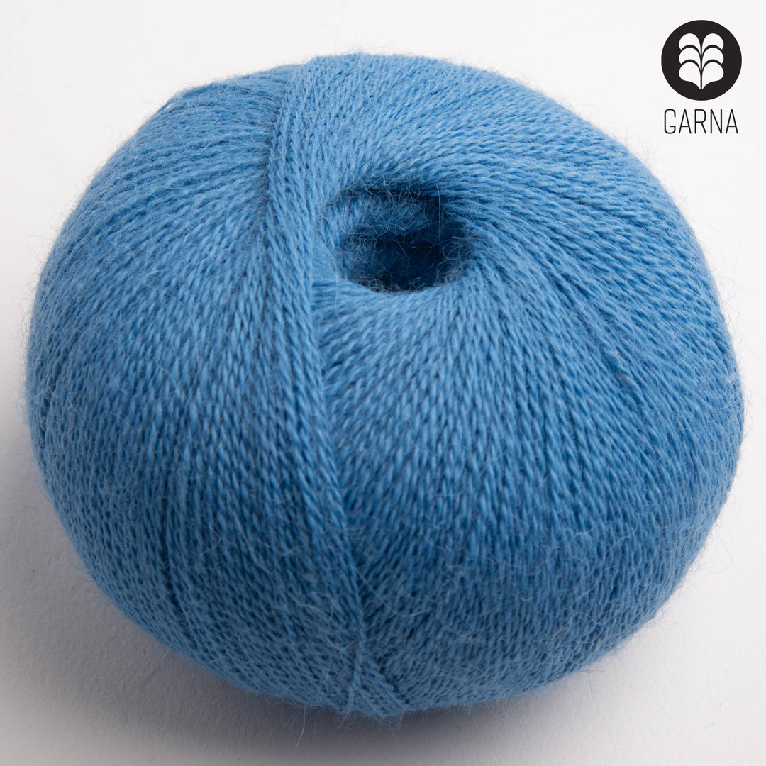 GARNA Alba Babyalpaka: 728 Himmelblå