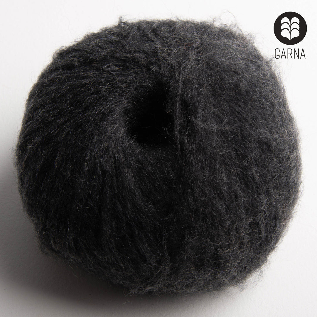 GARNA Cumulus Kaschmir-/Seidengarn: 179 Mørkegrå