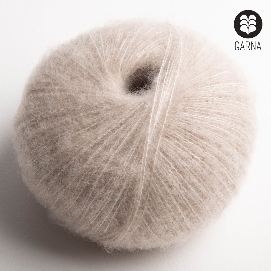 GARNA Cumulus Kaschmir-/Seidengarn: 256 Latte