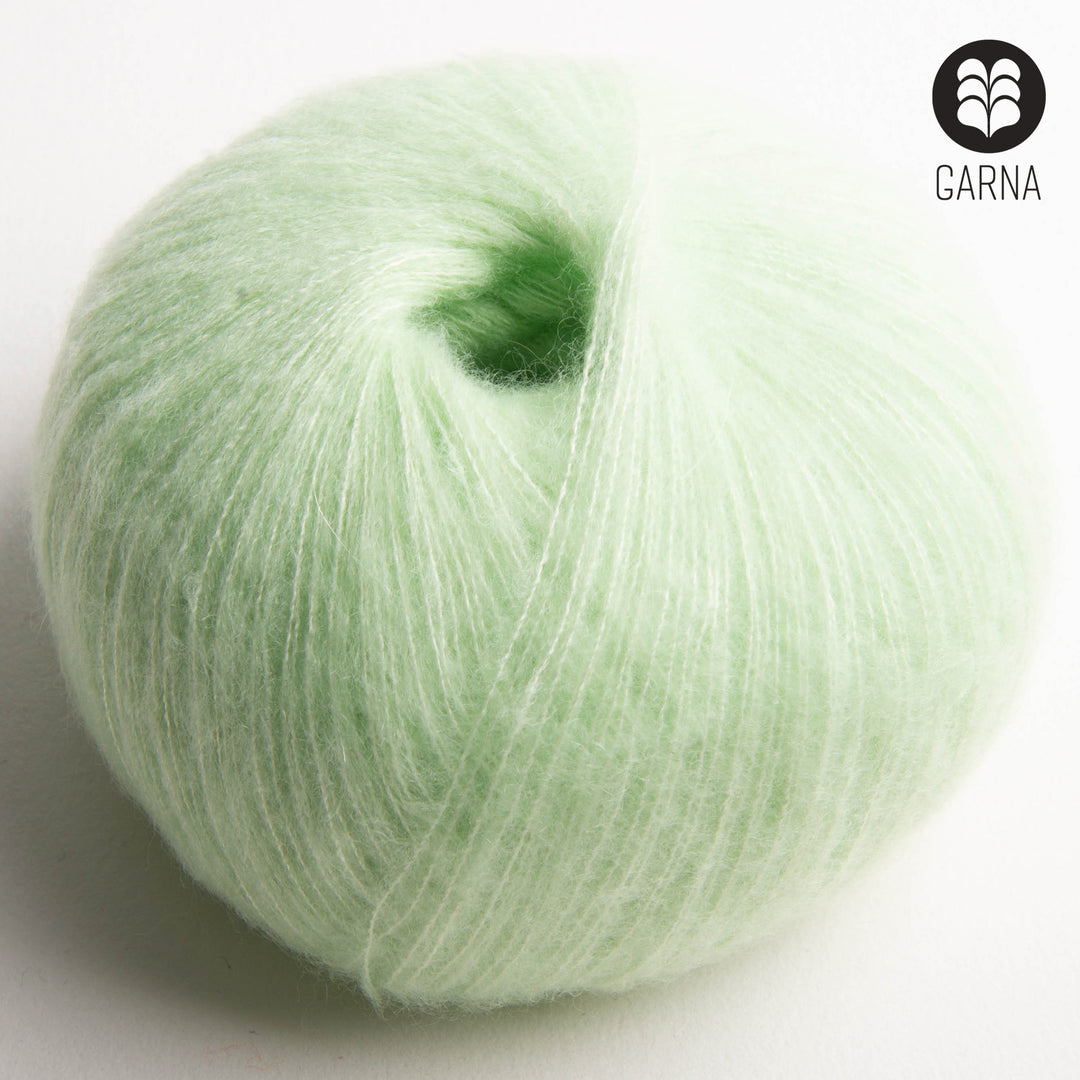 GARNA Cumulus Kaschmir-/Seidengarn: 505 Lys Mintgrøn