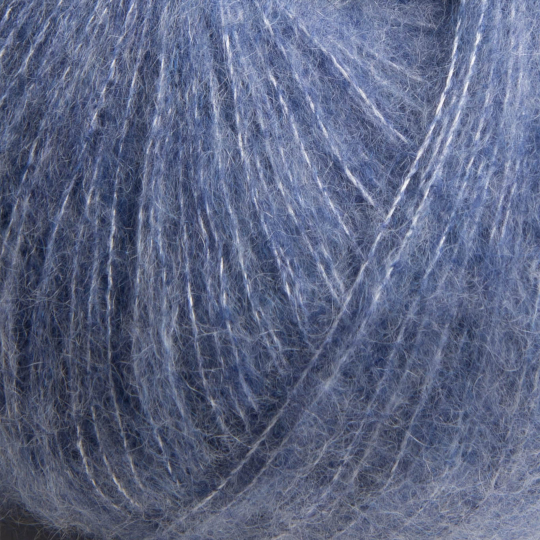 GARNA Cumulus Kaschmir-/Seidengarn: 737 Meleret havblå