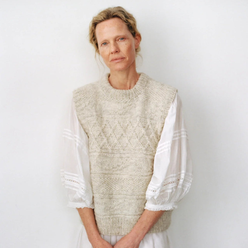 Noah Vest SKALL - Garnpaket (ohne Muster) Kaschmir