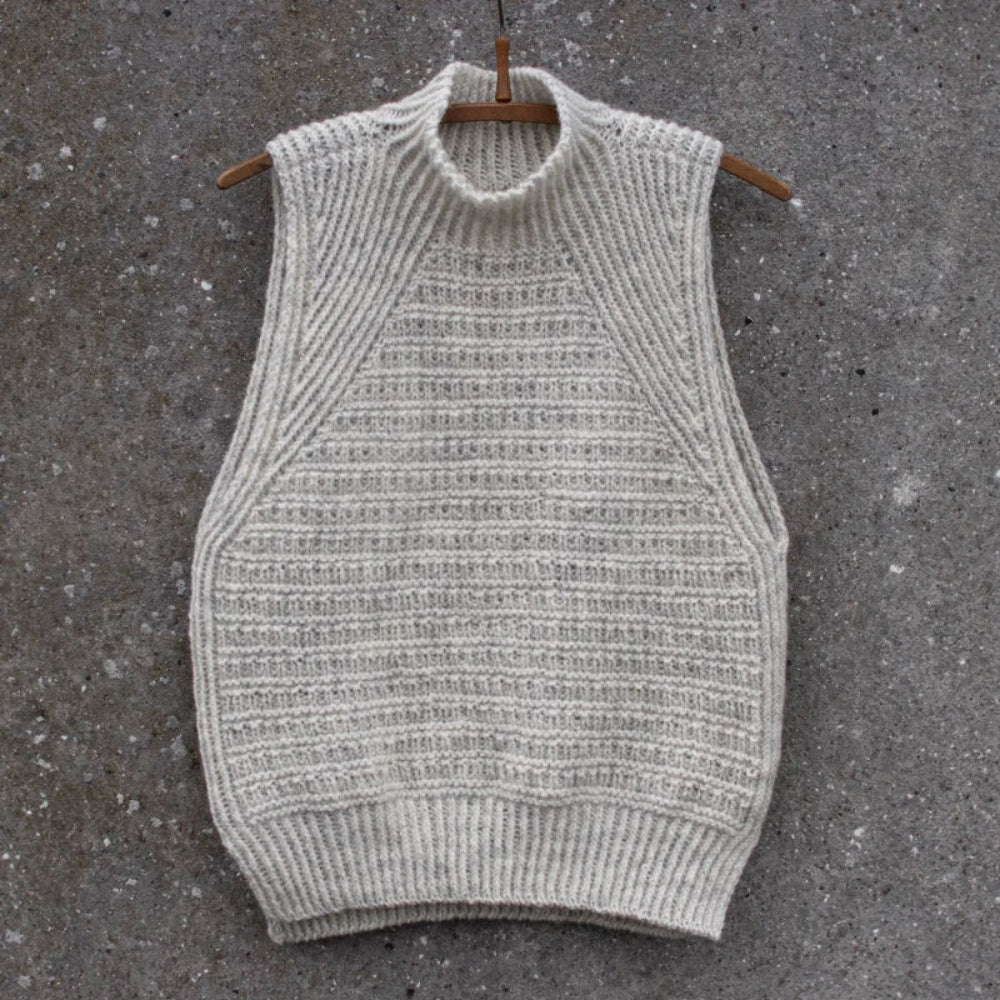 SLANTING SLIPOVER Anne Ventzel - Strickpaket Babyalpaka