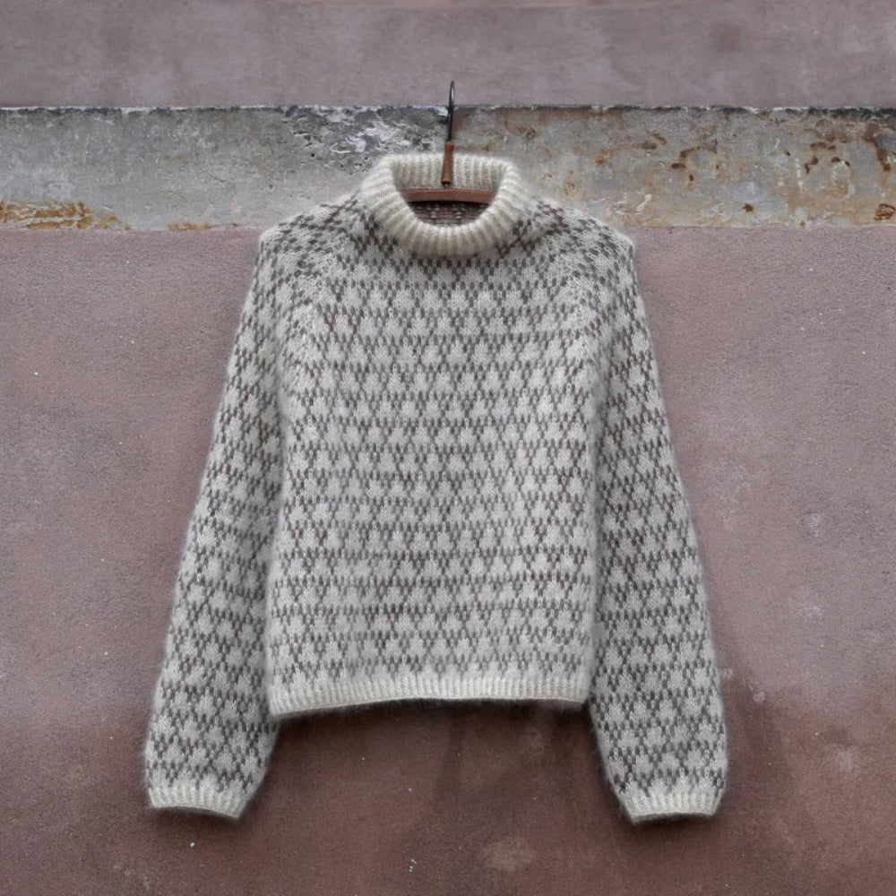 SPOT SWEATER Anne Ventzel - Garnset (ohne Anleitung) Kaschmir