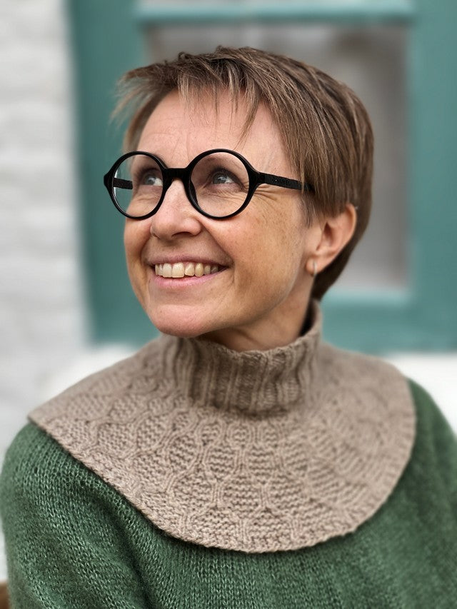 CABLE COWL Anne Ventzel - Garnpaket (ohne Anleitung) superfeine Lammwolle