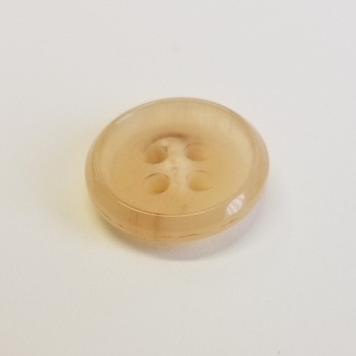 Büffelhornknopf 45: Zartes Blond – 15 mm