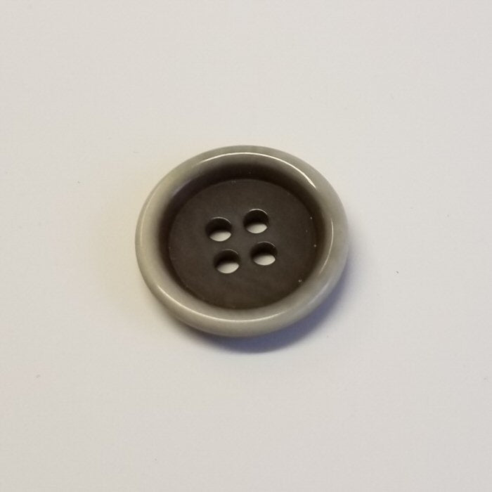 Corozonussknopf 1: Grau – 17 mm