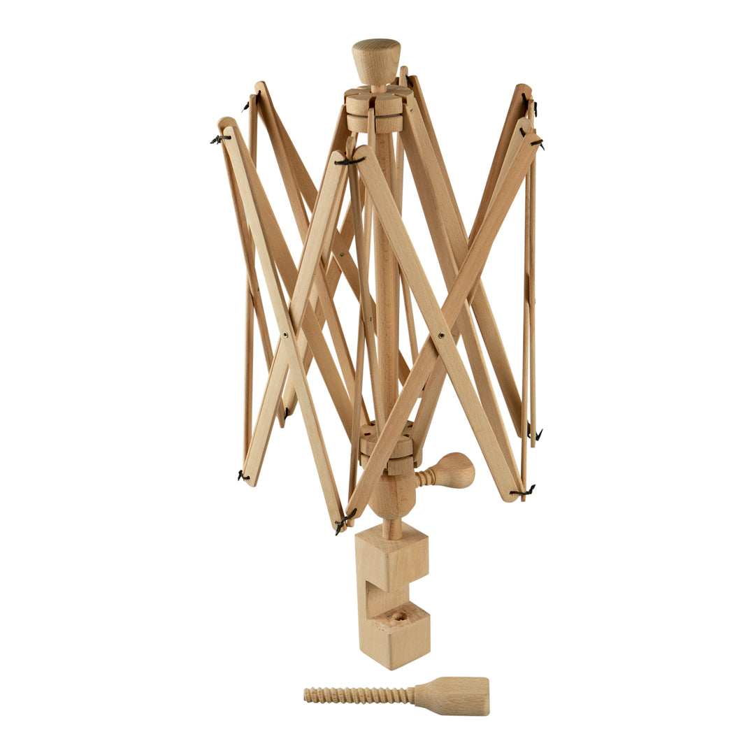 Garnwinde aus Holz