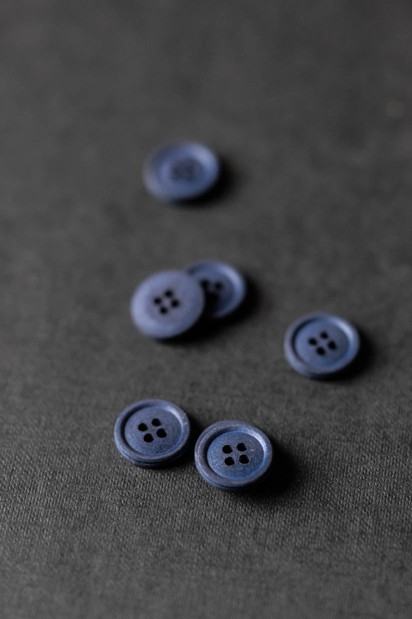 Merchant & Mills - Dark navy Baumwollknopf 15 mm