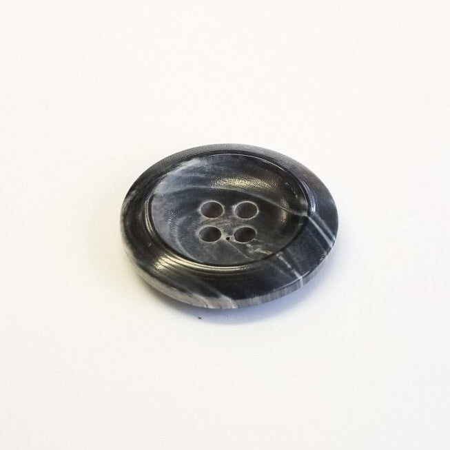 Büffelhornknopf 105 : Grau – 23 mm