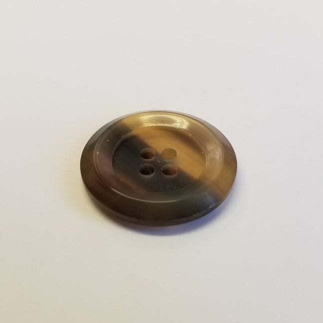 Büffelhornknopf 112 : Braun – 23 mm