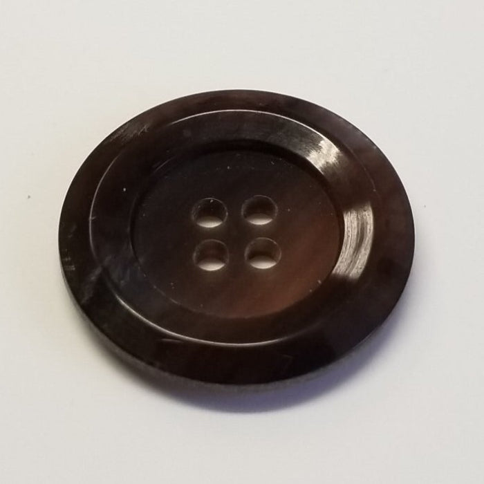 Büffelhornknopf 106 : Braun – 23 mm
