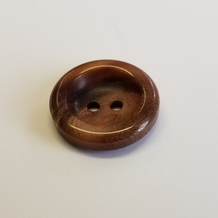 Büffelhornknopf 85 : Braun - 15 mm