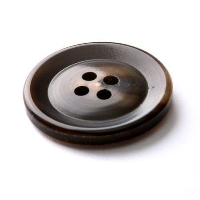 Büffelhornknopf 111 : Braun – 23 mm