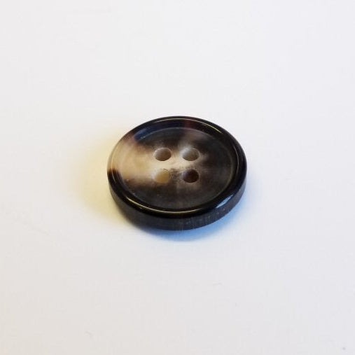 Büffelhornknopf 99 : Braun – 17 mm