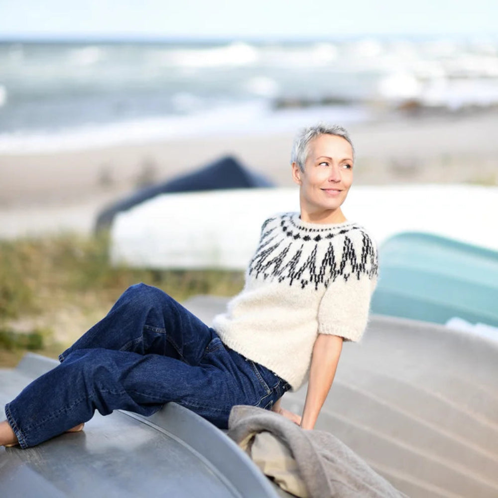 ALUNA SWEATER Anne Ventzel – Garnset (ohne Anleitung)