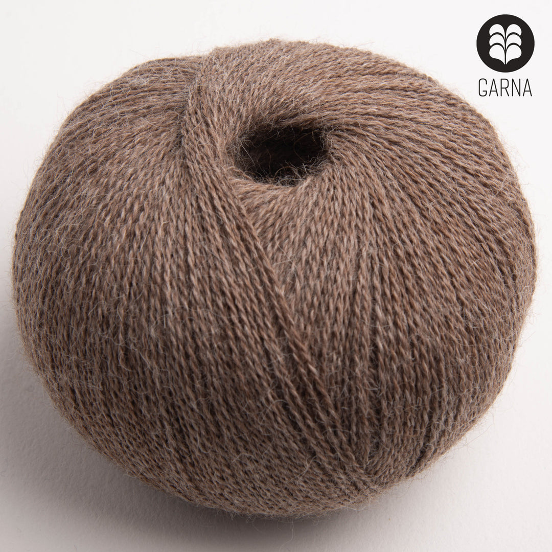 GARNA Alba Babyalpaka: 270 Gråbrun