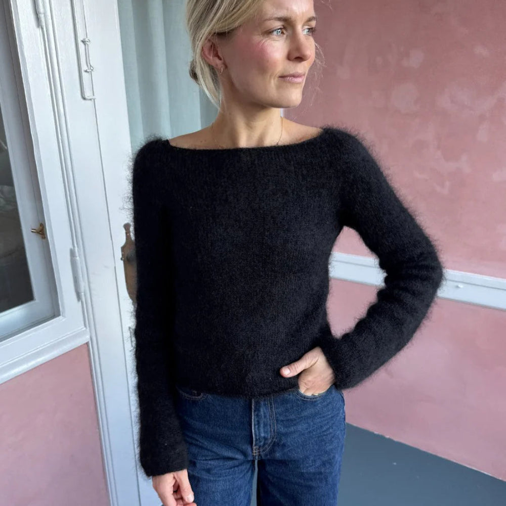 Bea Blouse Petiteknit - Strickset Kaschmir