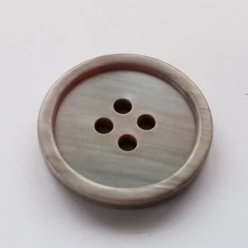 Büffelhornknopf 105 : Grau – 23 mm