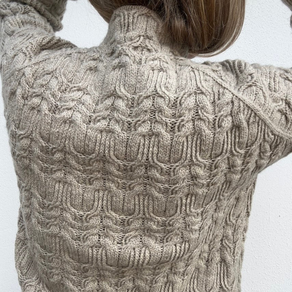 Bracken Sweater VesterbyCrea - Garnset (ohne Anleitung)