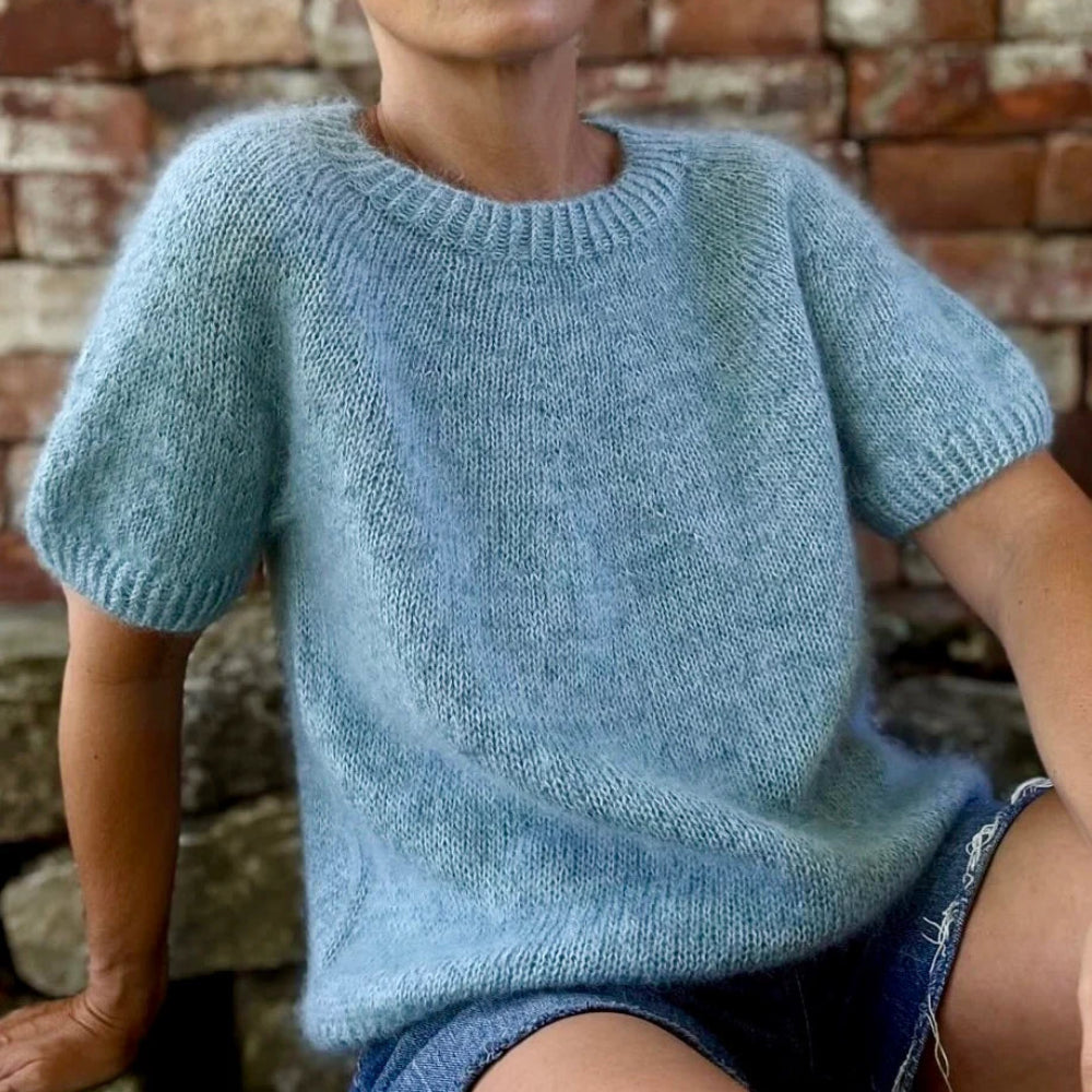 Cadiz Tee Lenes Knitwear - Garnset (ohne Anleitung) Mohair