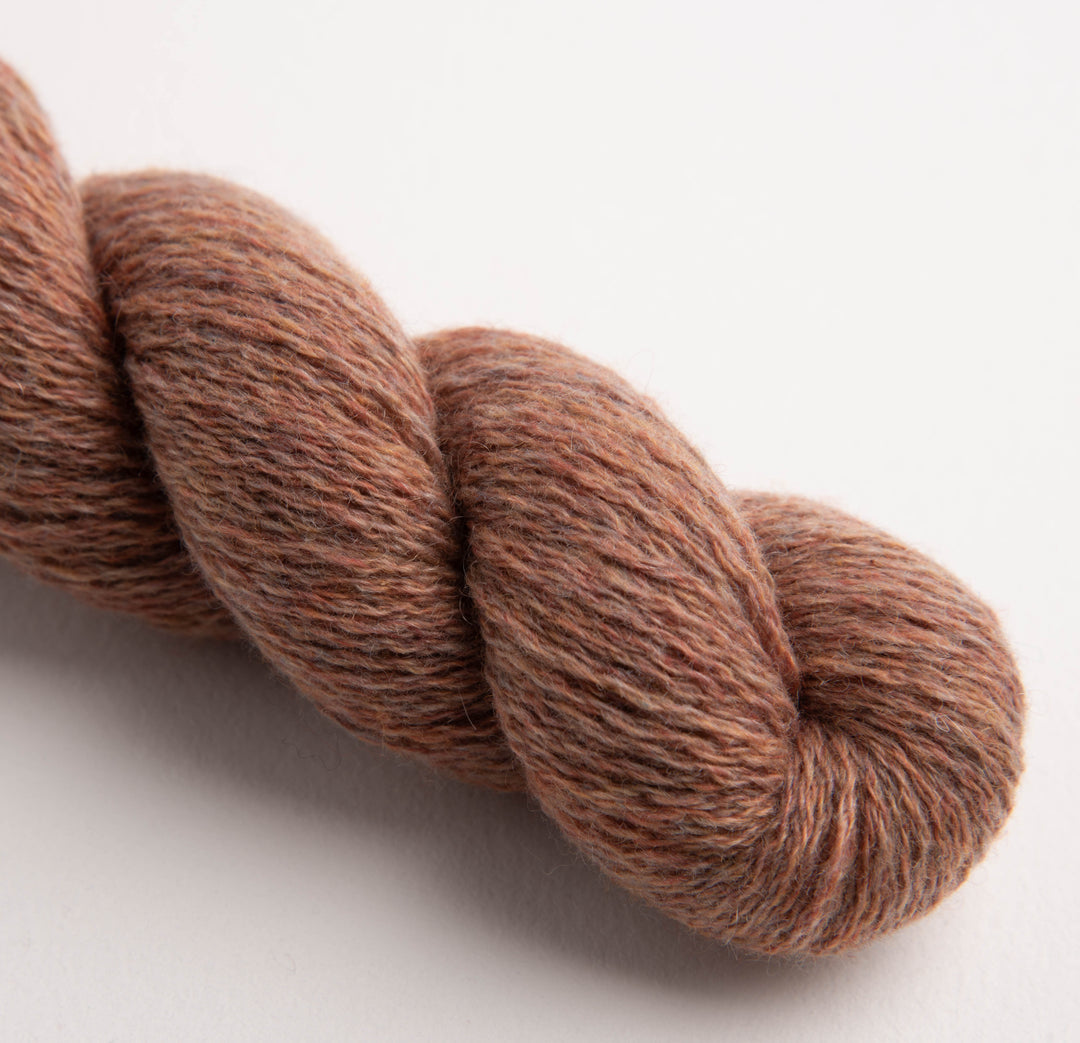 GARNA Edda Kaschmir Garn: Raw Sienna Tweed