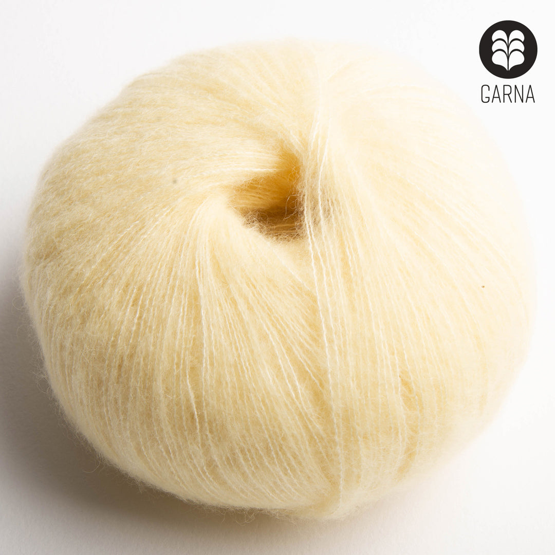 GARNA Cumulus Kaschmir-/Seidengarn: 410 Pastel gul