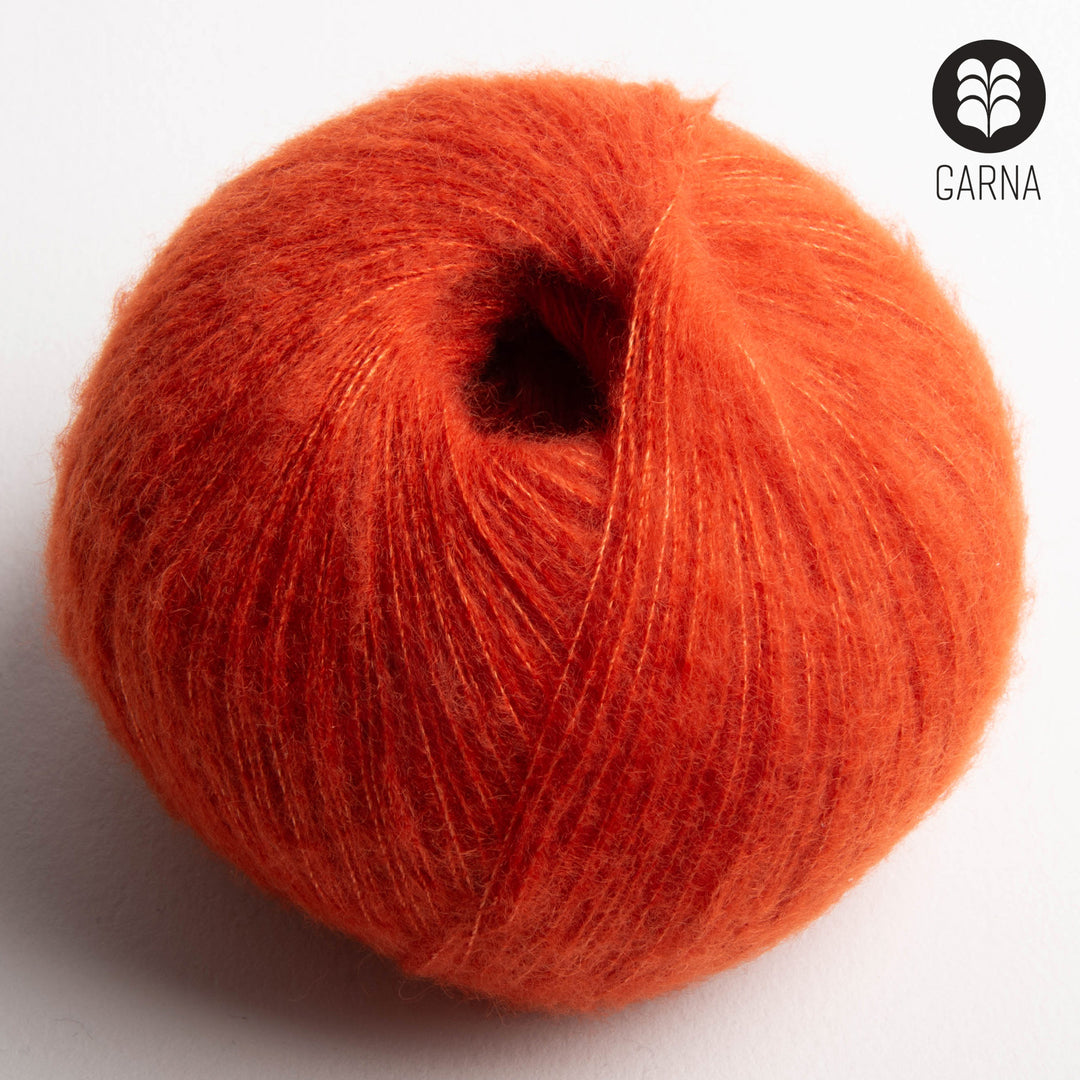 GARNA Cumulus Kaschmir-/Seidengarn: 443 Orange