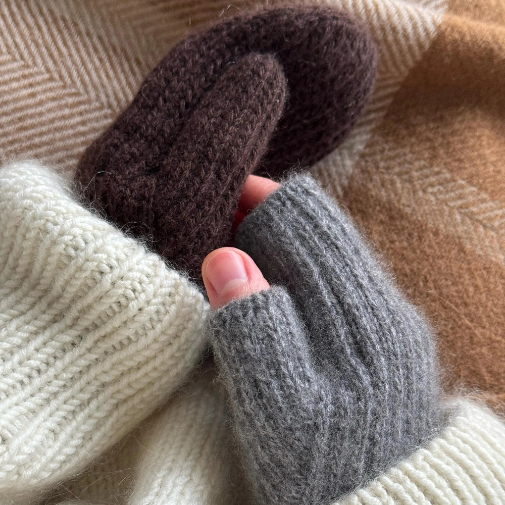 Chantal Mittens MORECA KNIT - Garnset (ohne Anleitung) Lammwolle