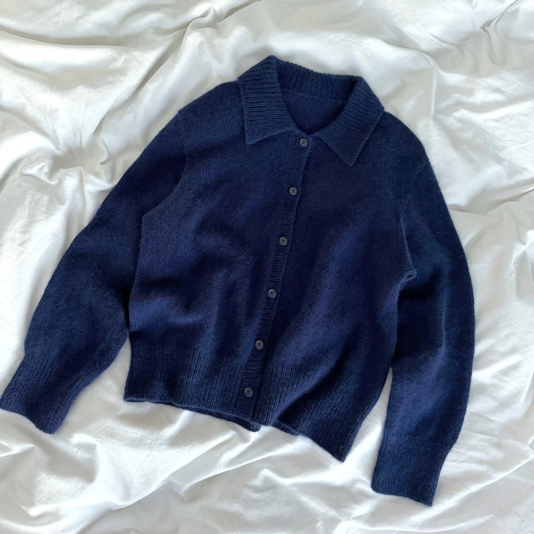 Charlie Cardigan MORECA KNIT - Garnset (ohne Anleitung) Kaschmir