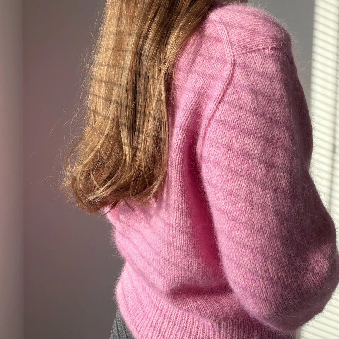 Charlie Cardigan MORECA KNIT - Garnset (ohne Anleitung) Kaschmir