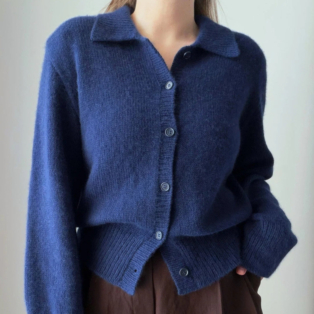 Charlie Cardigan MORECA KNIT - Garnset (ohne Anleitung) Kaschmir