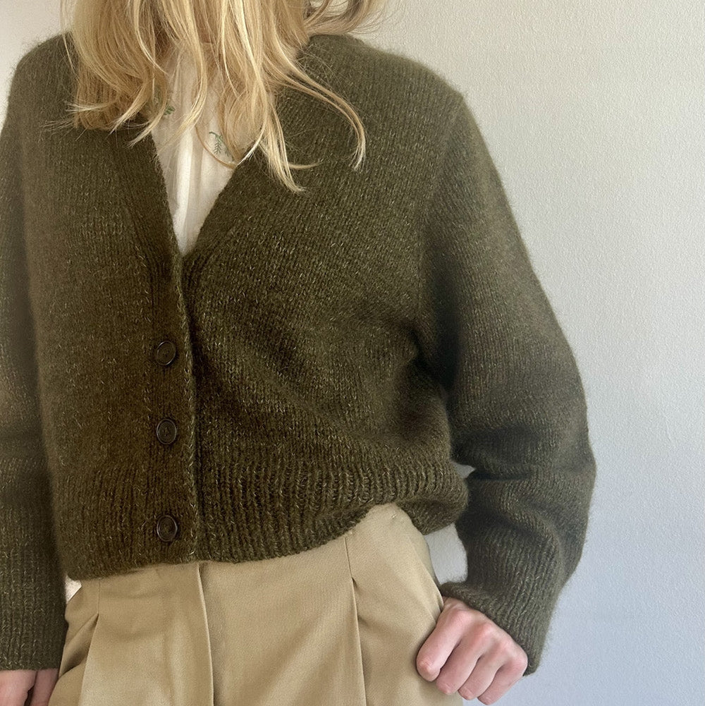 Chunky Mouliné Cardigan le knit - Garnpaket (ohne Muster)