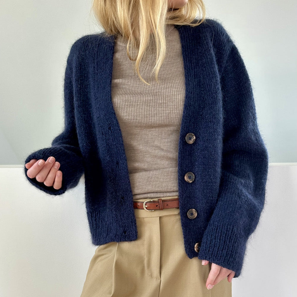 Chunky Mouliné Cardigan le knit - Garnpaket (ohne Muster)