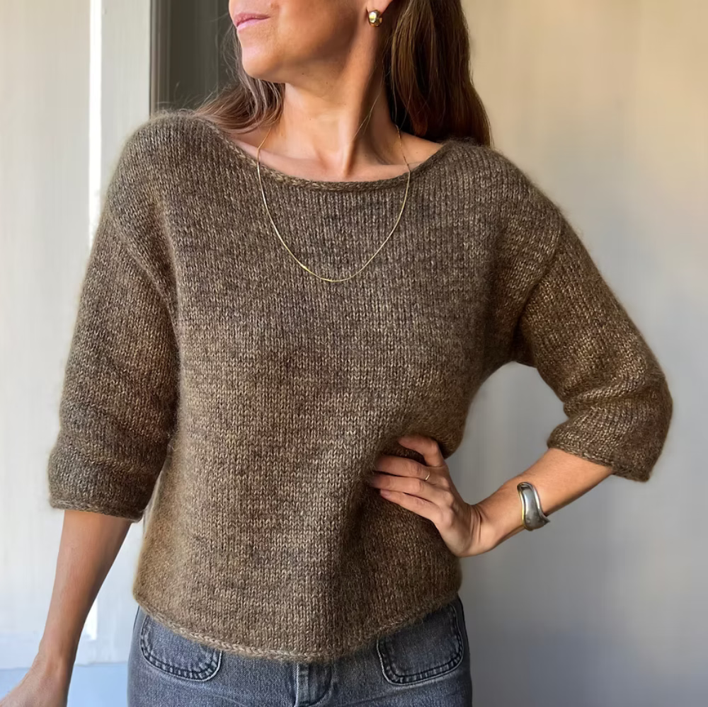 Crassus Blouse Refined Knitwear - Garnset (ohne Anleitung)