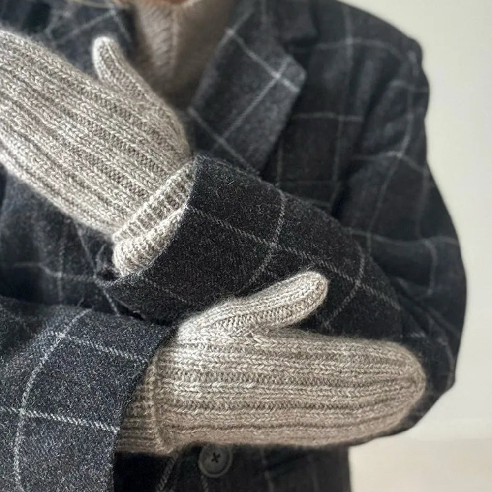 DUAL_LOOP_MITTENS OTHER LOOPS  - Garnset (ohne Anleitung) Kaschmir