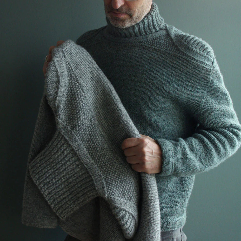 Elbbrücken Pullover RUTHEMANN - Garnset (ohne Anleitung)