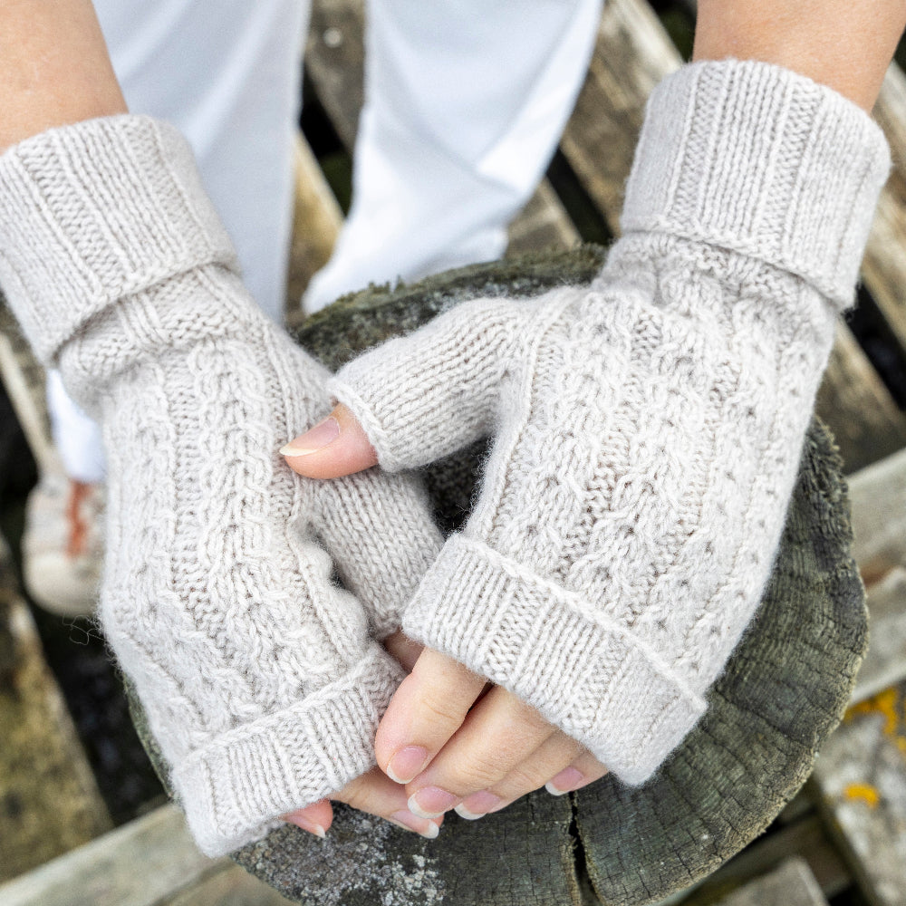 Elisabeth fingerlose Handschuhe HolstKnit - Garnset (ohne Anleitung)
