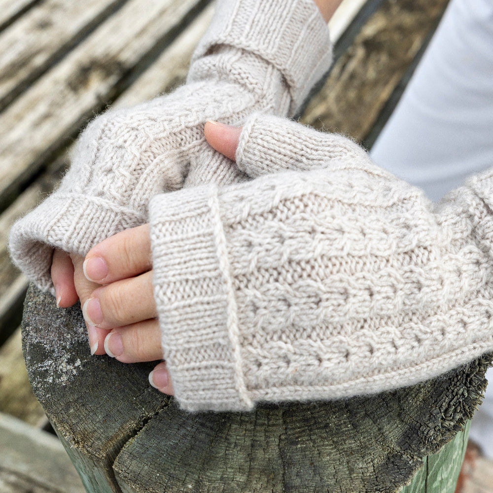 Elisabeth fingerlose Handschuhe HolstKnit - Garnset (ohne Anleitung)