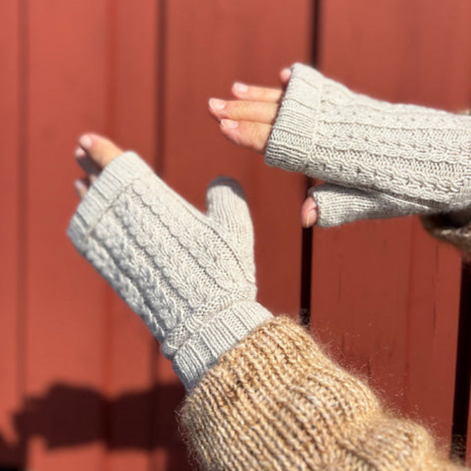 Elisabeth fingerlose Handschuhe HolstKnit - Garnset (ohne Anleitung)