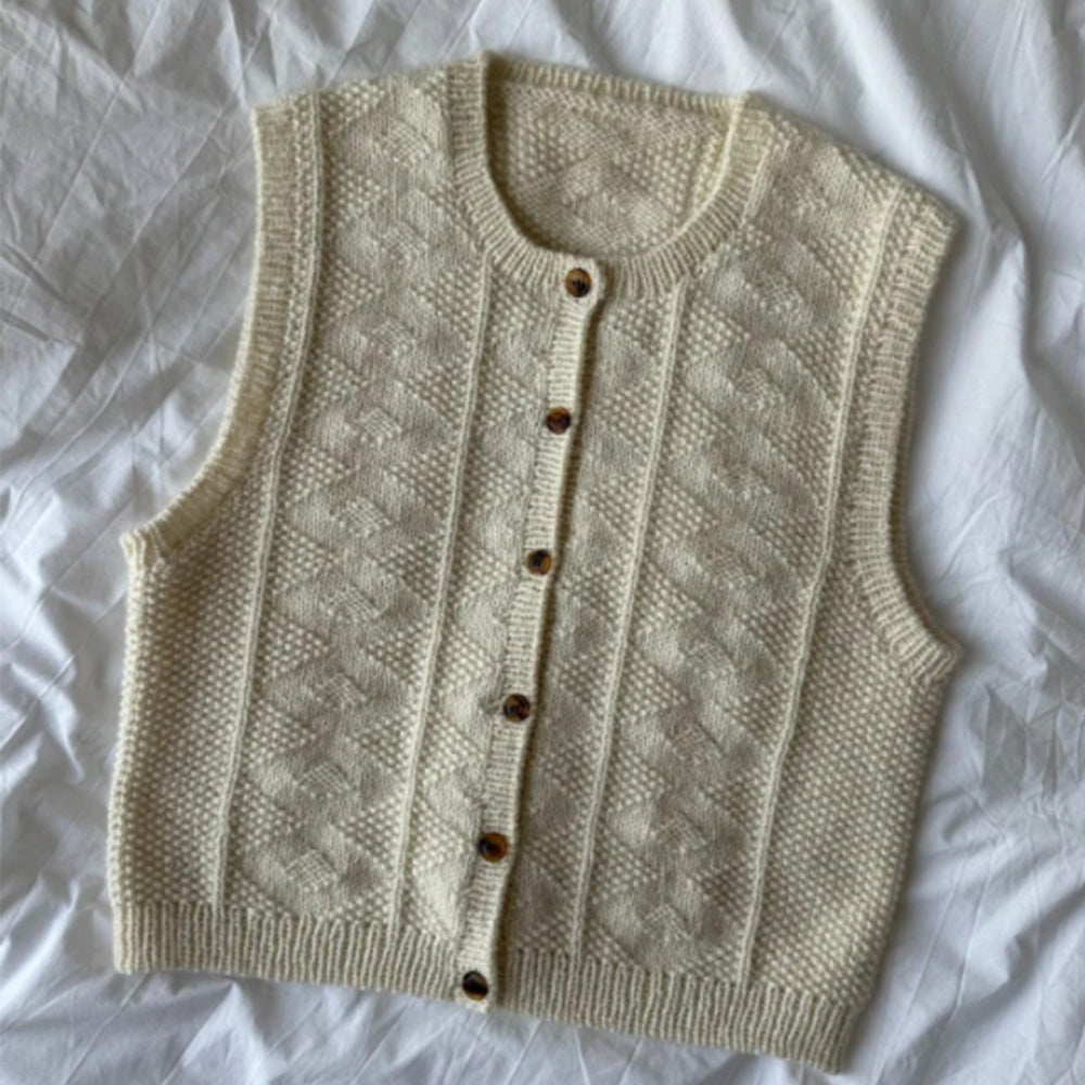 Esther Vest PetiteKnit - Strickset Seidenmohair