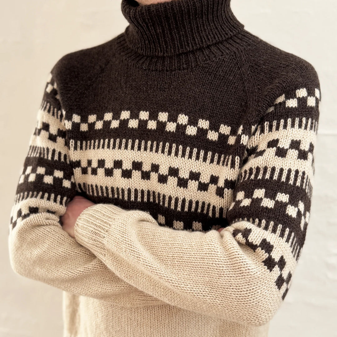 Evolve Sweater Herren Odd Row – Garnset (ohne Anleitung)