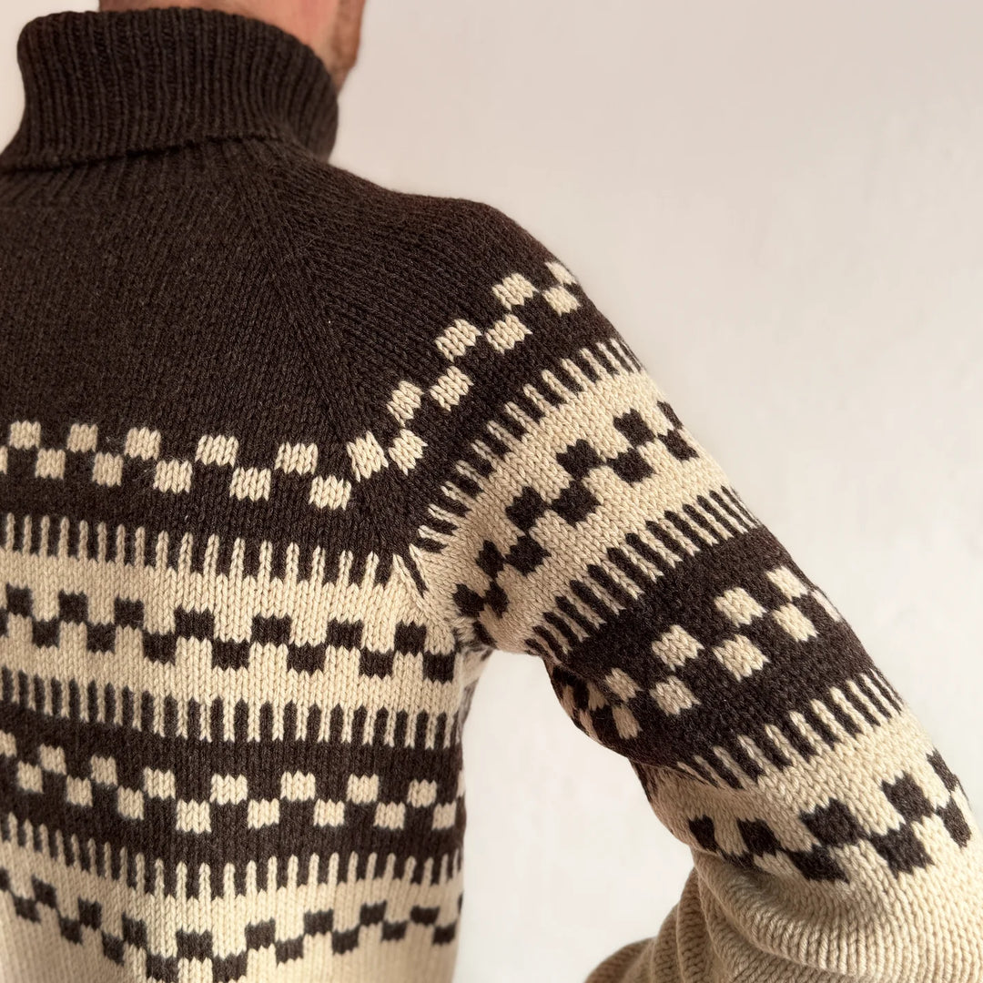 Evolve Sweater Herren Odd Row – Garnset (ohne Anleitung)