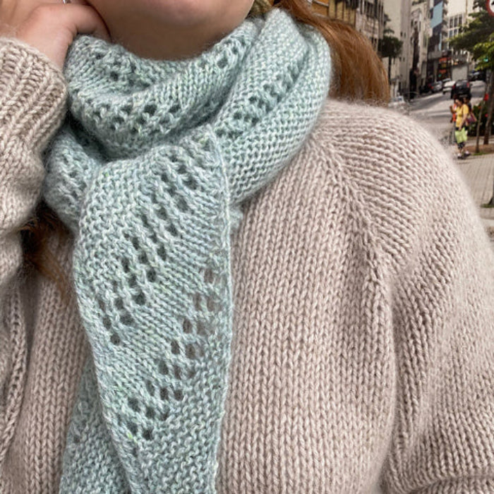 Flora Bandana HolstKnit - Garnset (ohne Anleitung) Kaschmir