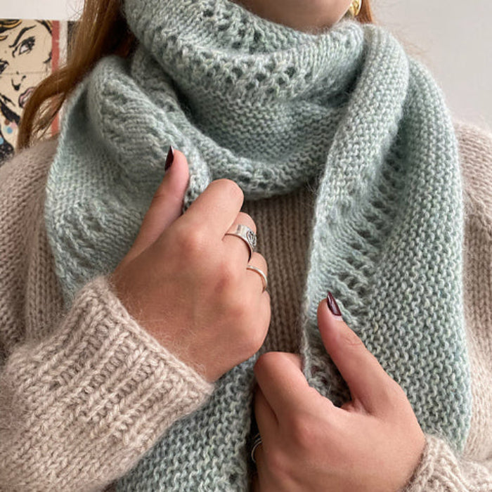 Flora Bandana HolstKnit - Garnset (ohne Anleitung) Kaschmir