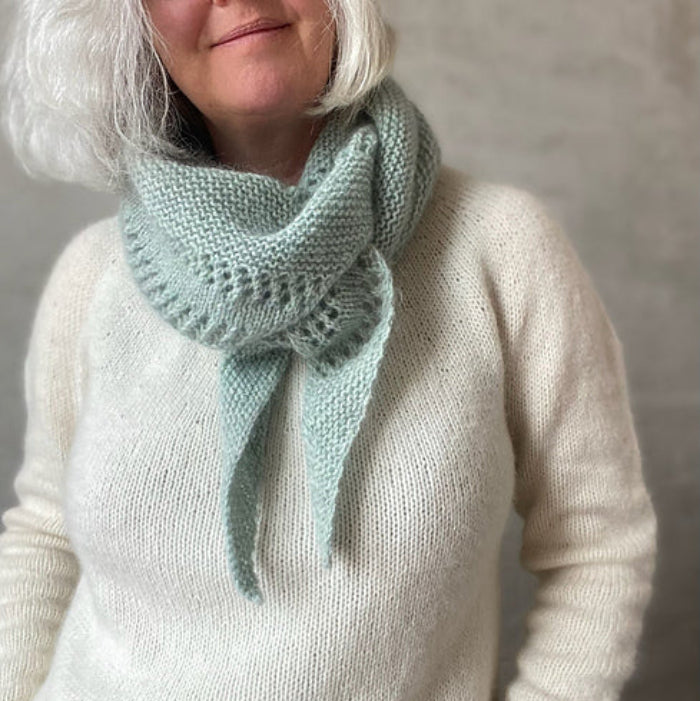 Flora Bandana HolstKnit - Garnset (ohne Anleitung) Kaschmir