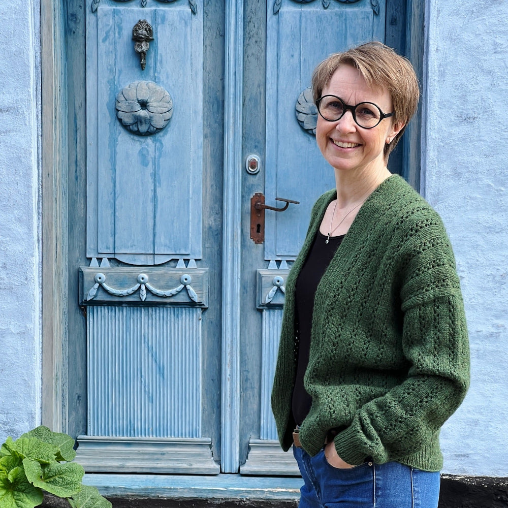 GARDEN Cardigan Ankestrick - Strickpaket Mohair 